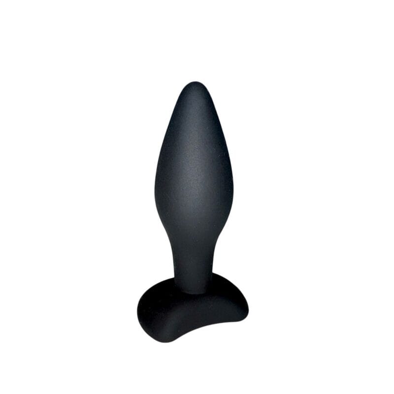Plug anal en silicone petit noir 1